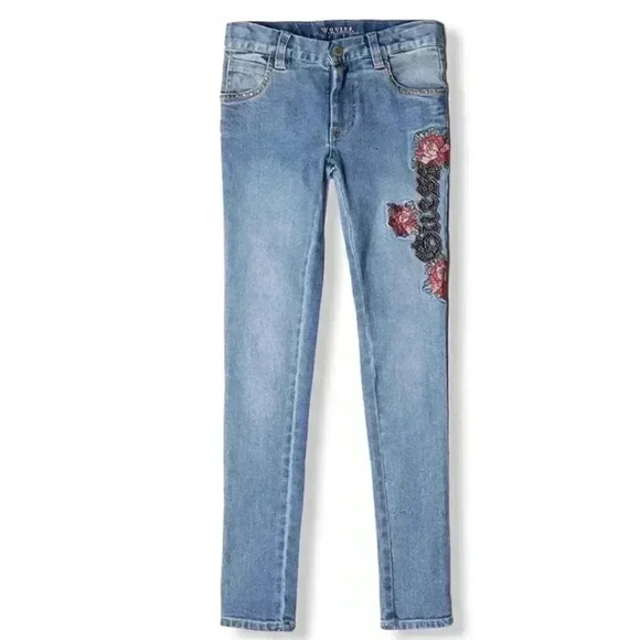 Guess Girls Pearl Jeans Bundle of 6 (Size 8= Two, Size 12= Two, Size 14= Two) - Picture 1 of 4